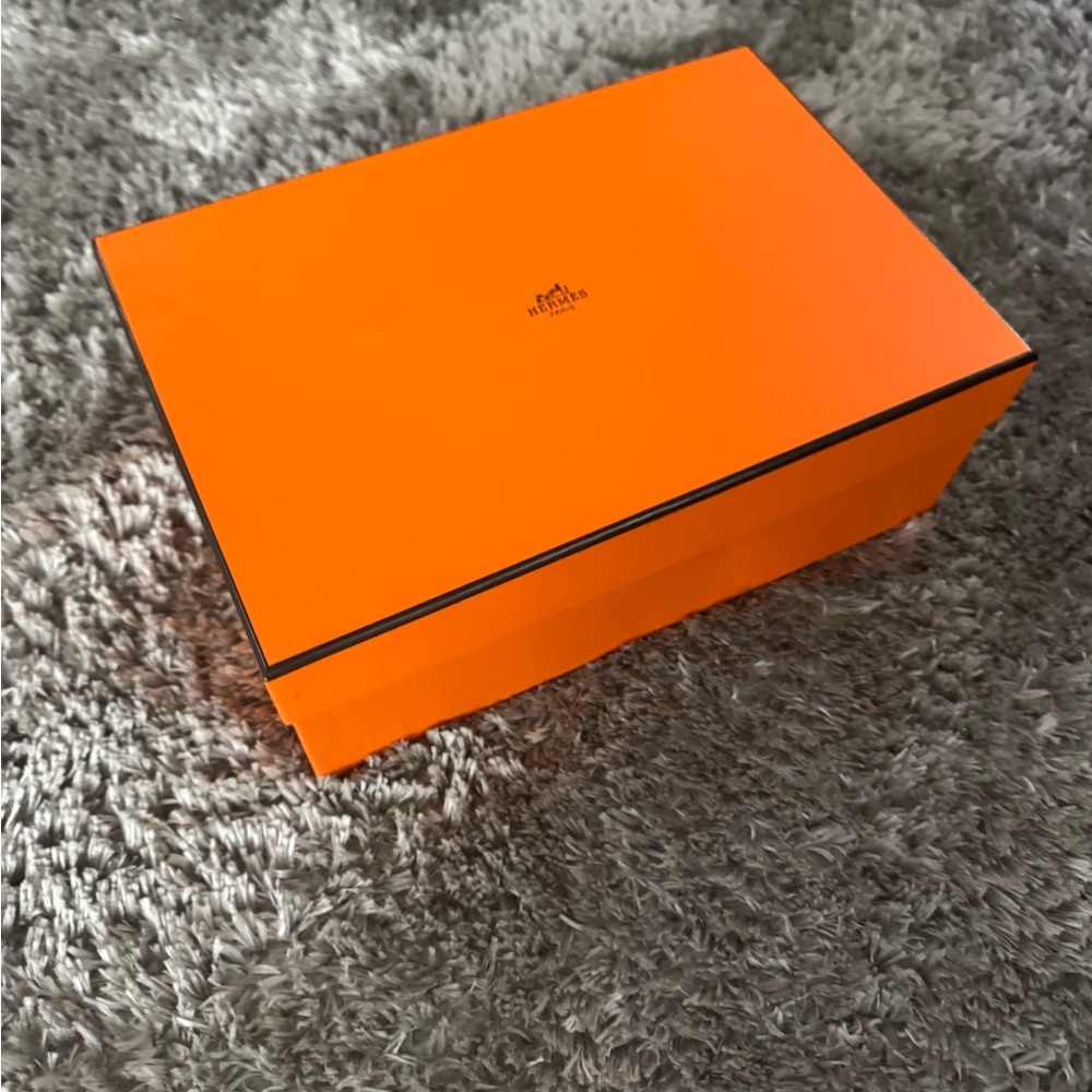 Hermès Orange Shoe Box